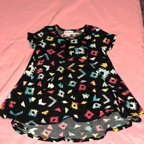 LuLaRoe Toddler Girl Dress Size 2 Tribal Aztec - Picture 1 of 2